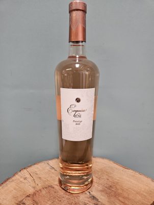 Bottle of French Rose Wine