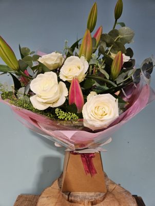 Classic Lilies and Roses