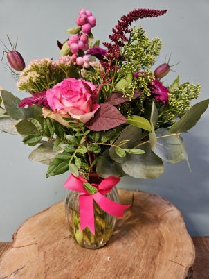 Autumn Berries Vase