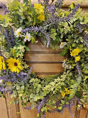 Summer Door Wreath (artificial)