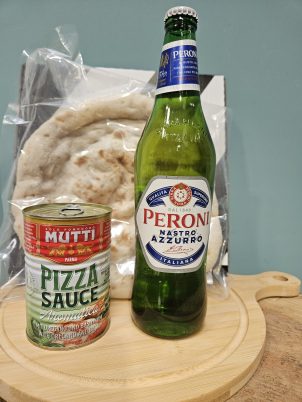 Pizza and Peroni Gift Set