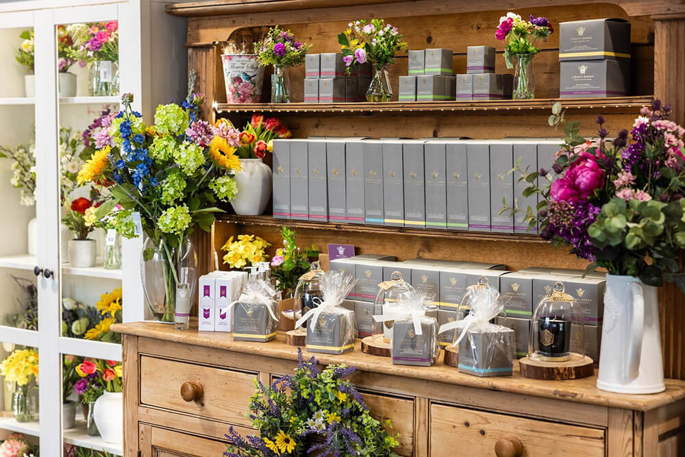 candles - floral silks